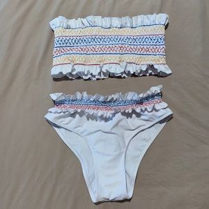 Shein High-Waisted Ruffled Swimsuit